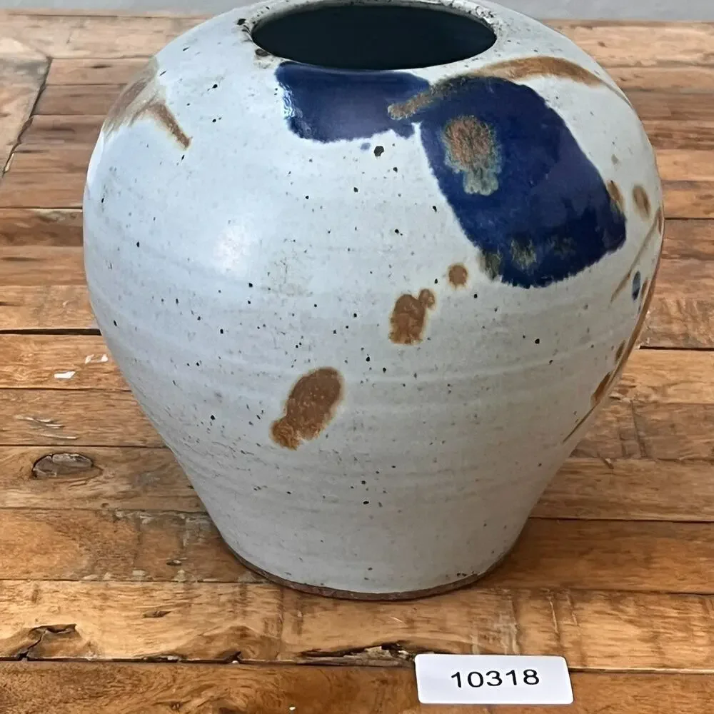 Studio Pottery Stoneware Vase 8.5